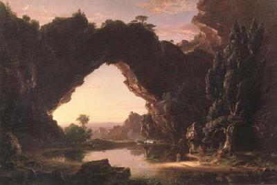 Thomas Cole Evening in Arcady (mk13) oil painting image
